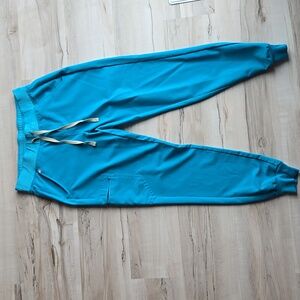 S FIGS Teal Zamora Scrub Pant